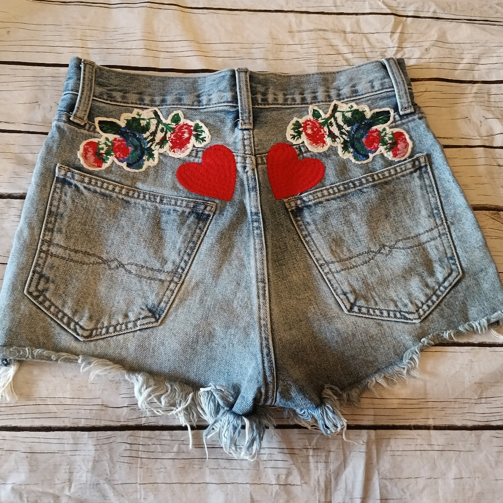 Lucky Brand embroidered shorts